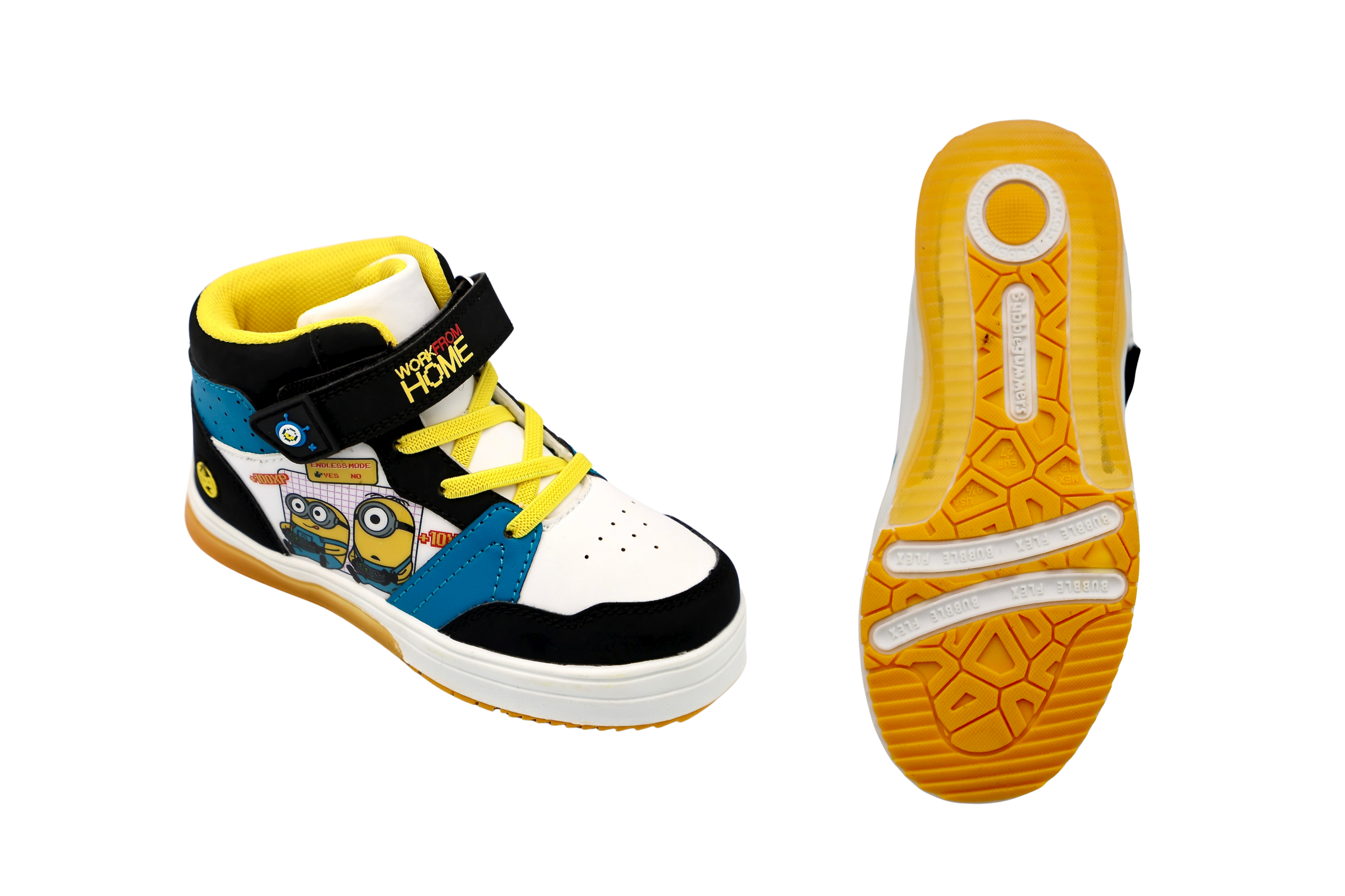 Sneakers Minion para niño Bubble Gummers N16