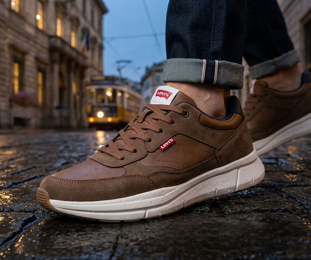 Tenis urbano Levi's café para caballero l2225611