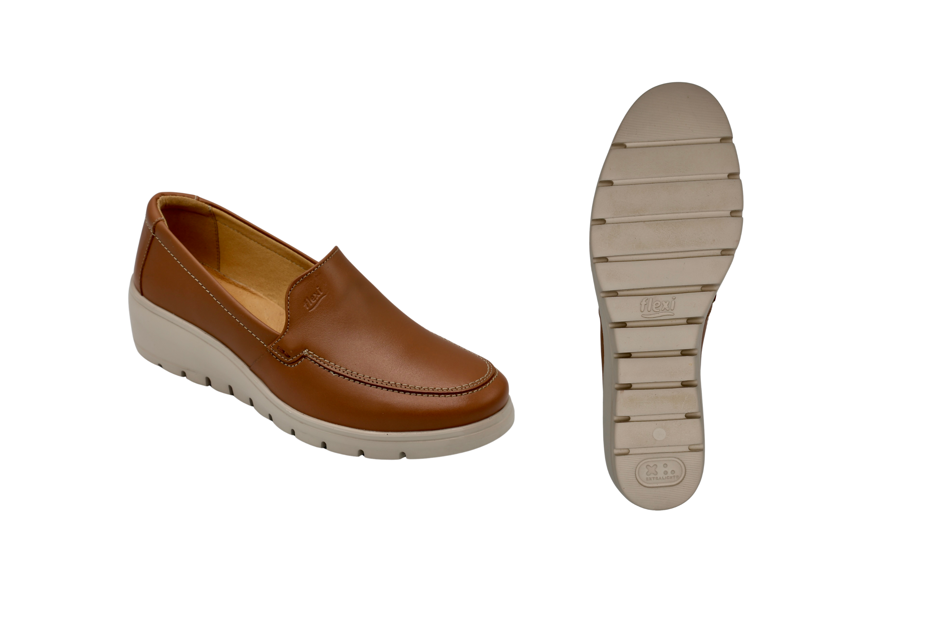 Mocasín cafe para Dama D15