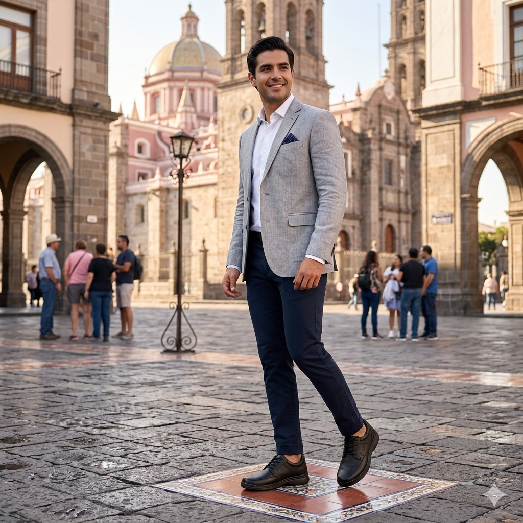 Zapato Choclo Flexi para Hombre Estilo 404801 Negro