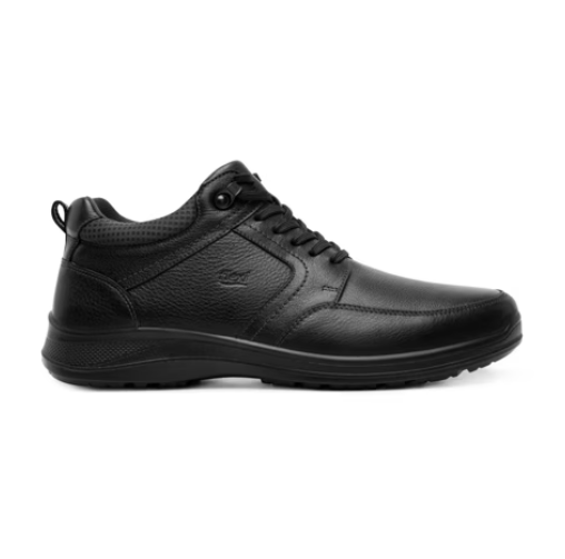 Botín Casual Flexi para Hombre con Amarre Frontal Estilo 50816 Negro