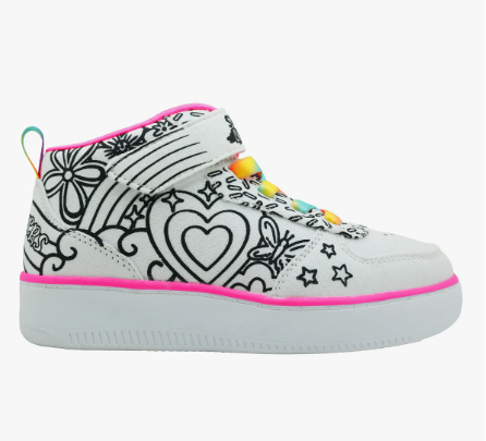 Tenis Skechers 302213l Bco/mult Niñas