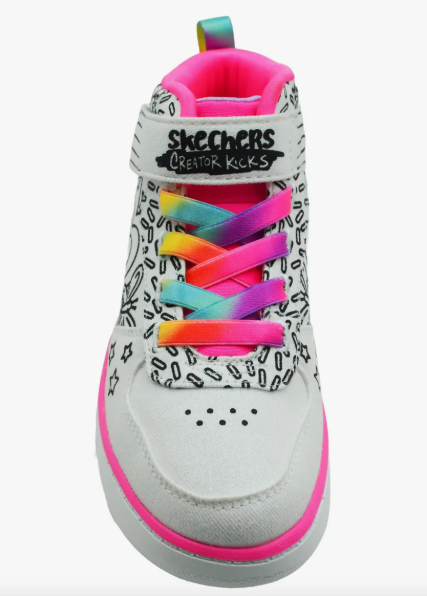 Tenis Skechers 302213l Bco/mult Niñas