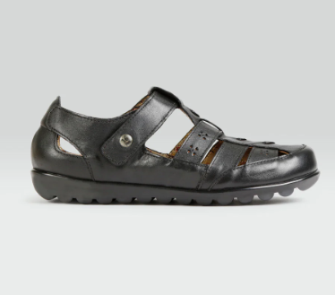 Sandalia Dama Jarking 215 Piel Ternera Negro