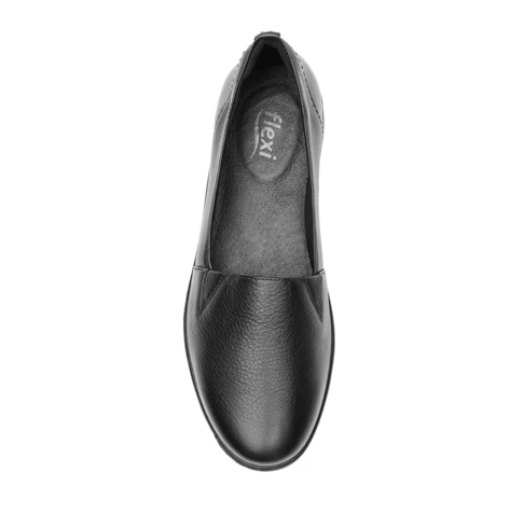 Slip On Casual Flexi para Mujer con Sistema Walking Soft Estilo 101905 Negro
