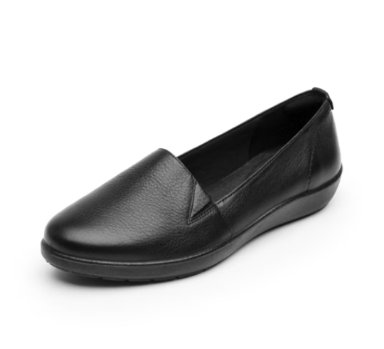 Slip On Casual Flexi para Mujer con Sistema Walking Soft Estilo 101905 Negro