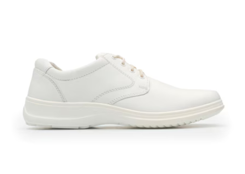 Zapato Casual De Servicio/Clínico Flexi De Agujetas Para Hombre - Estilo 63201 Blanco
