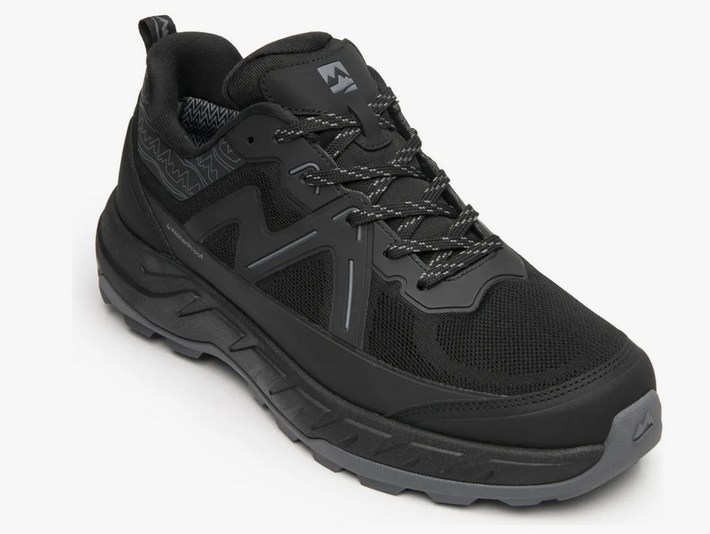 Tenis Outdoor Hombre Flexi Negro Campamento Montaña Cintas Ajustables Cómodo Para Caballero 421103