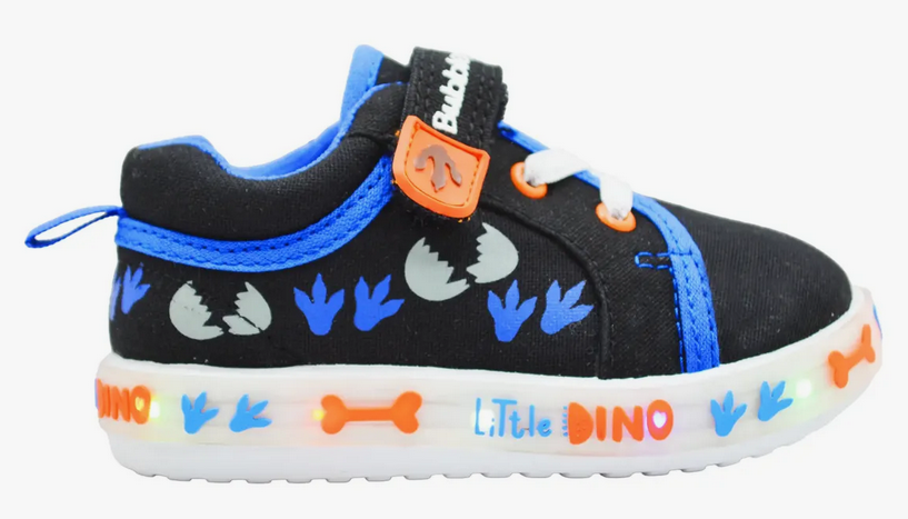 Tenis Bubble Gummers Zombie Negro/rey C/luz
