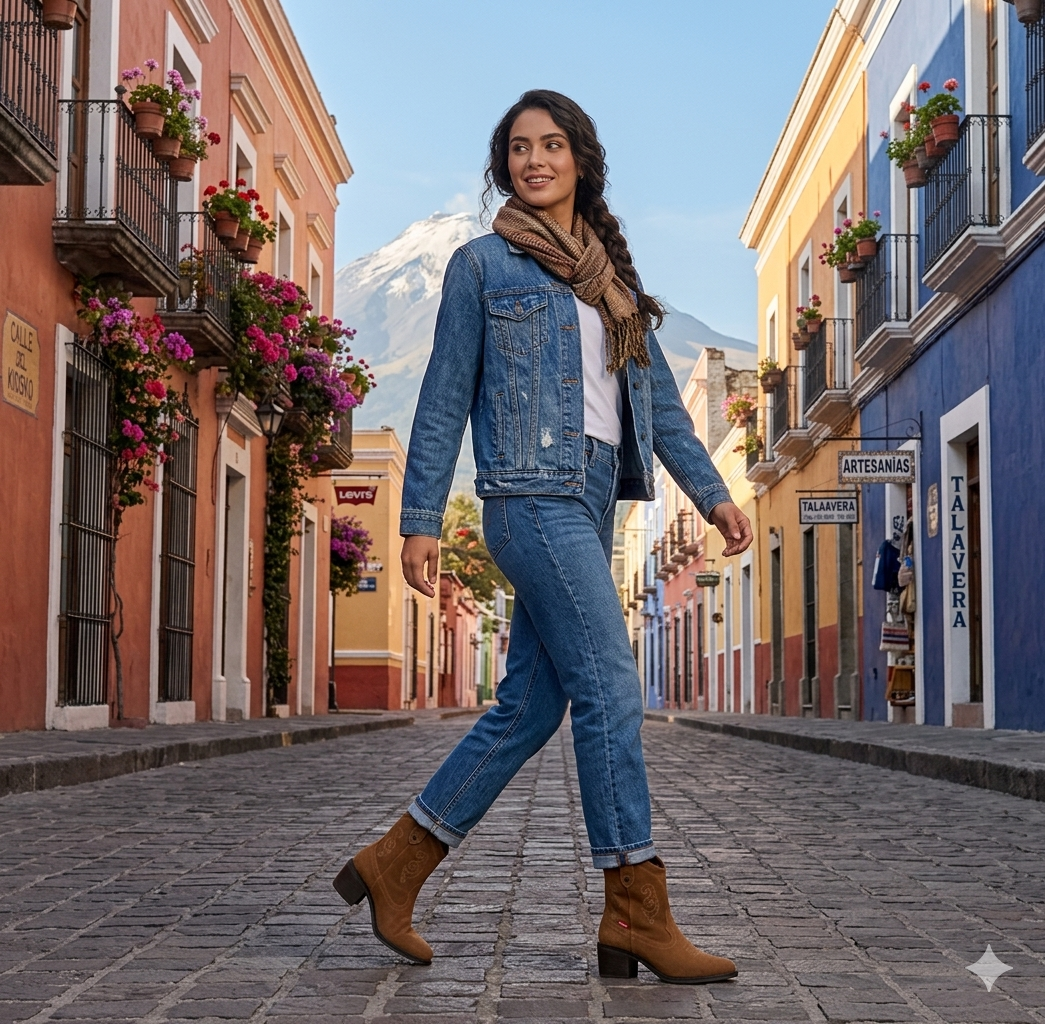 Botas Levis Para Dama Lyssa L1225203 Tabaco