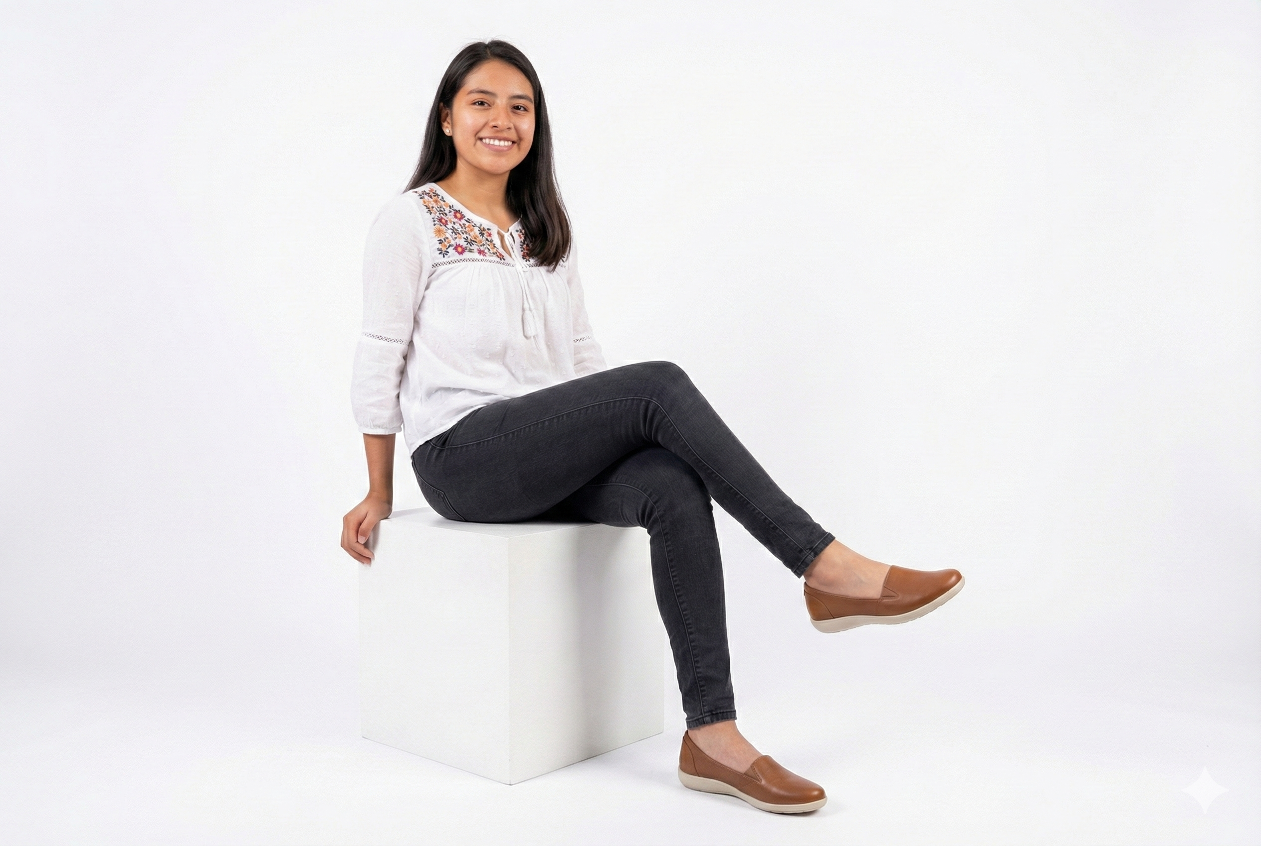 Mocasín cafe para Dama Flexi D10