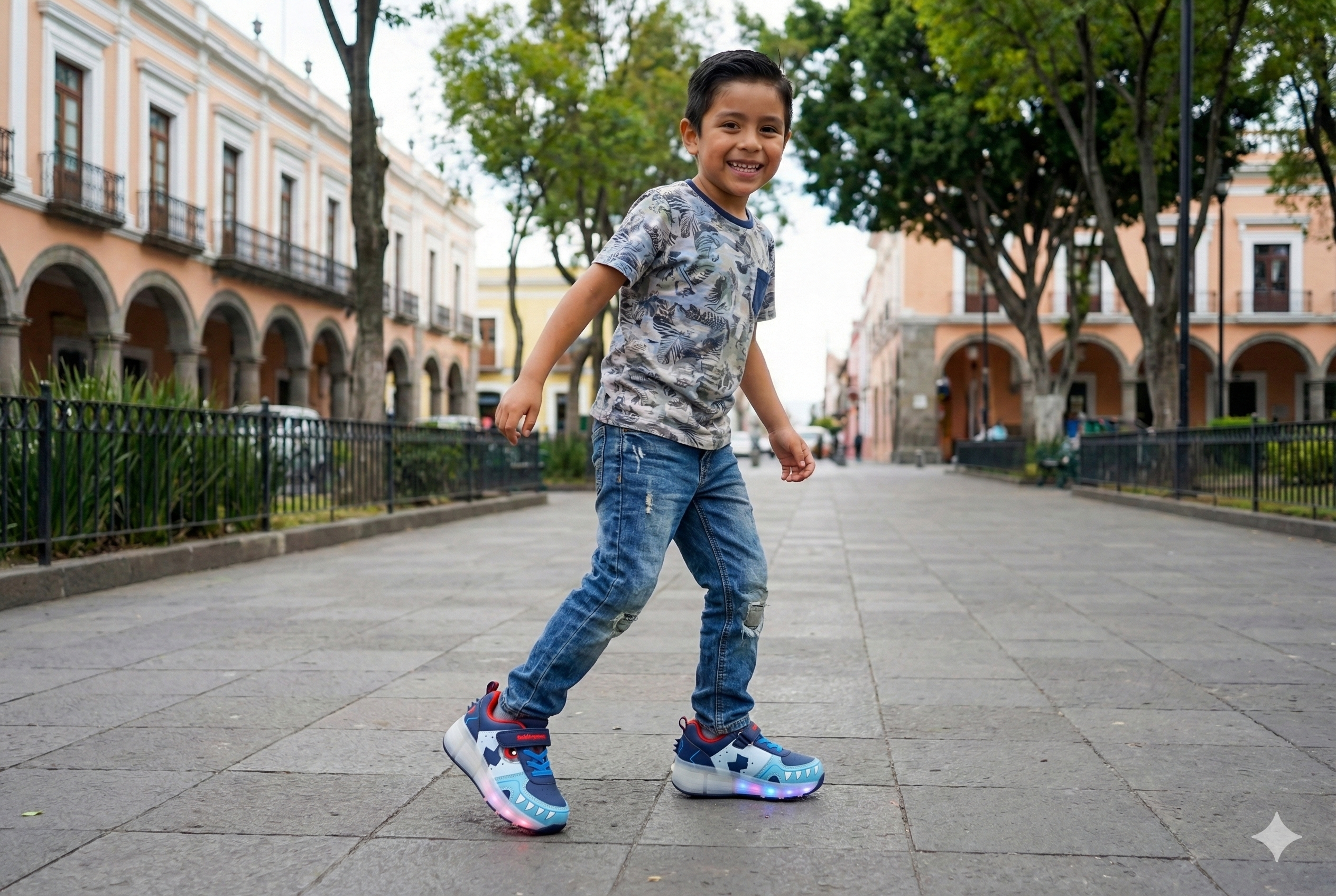Tenis Dino para niño Bubble Gummers N22
