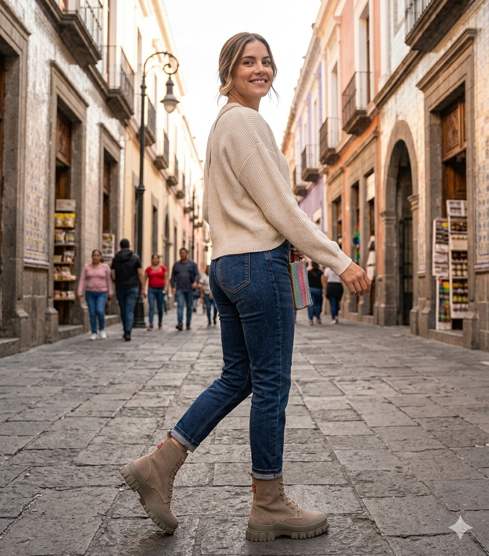 Botas Levis Para Dama Dora L1225215 Gris