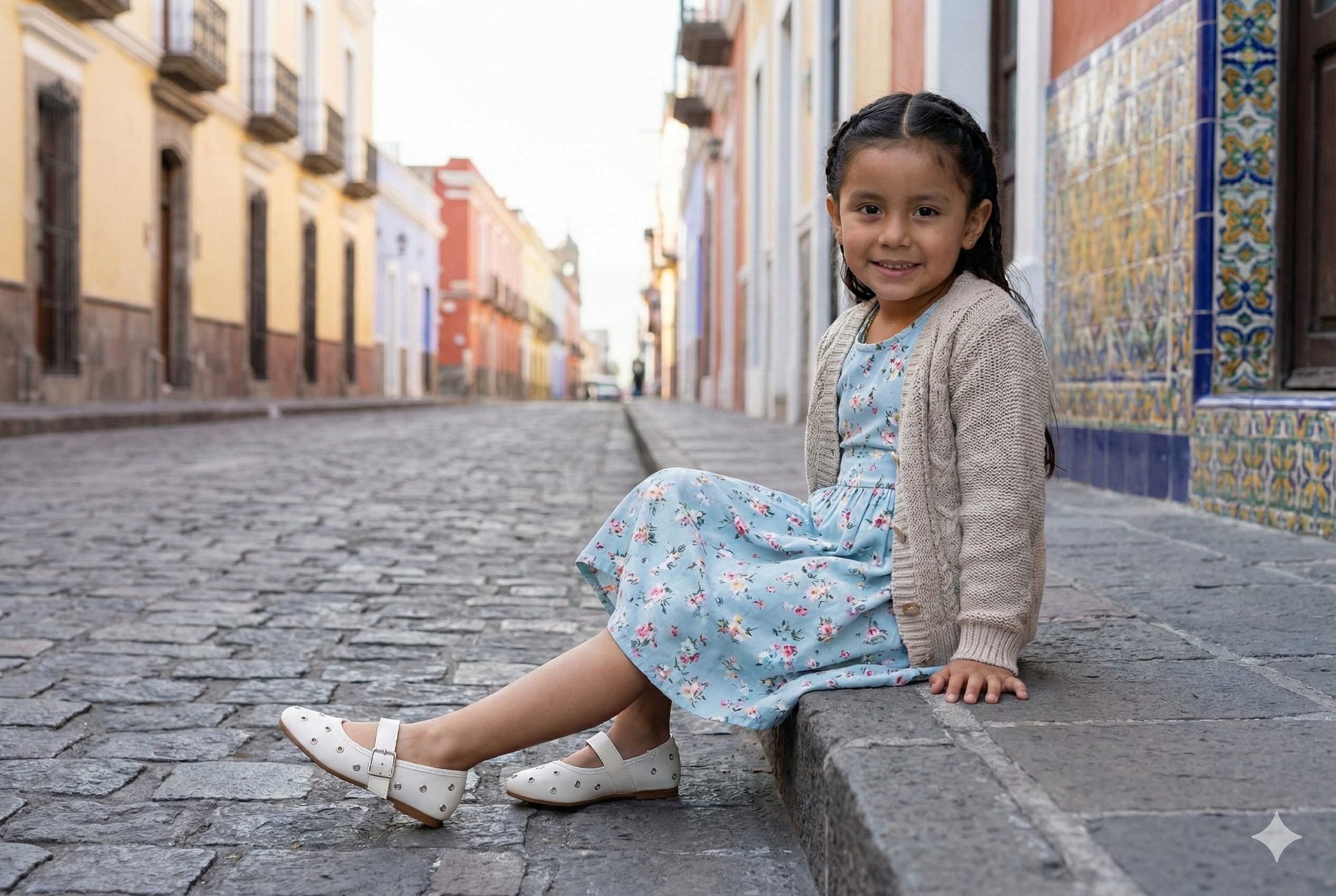Merceditas para niña Coqueta y Audaz N7