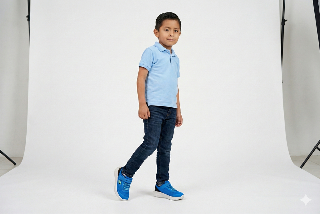 Tenis de broche para niño Skechers N2