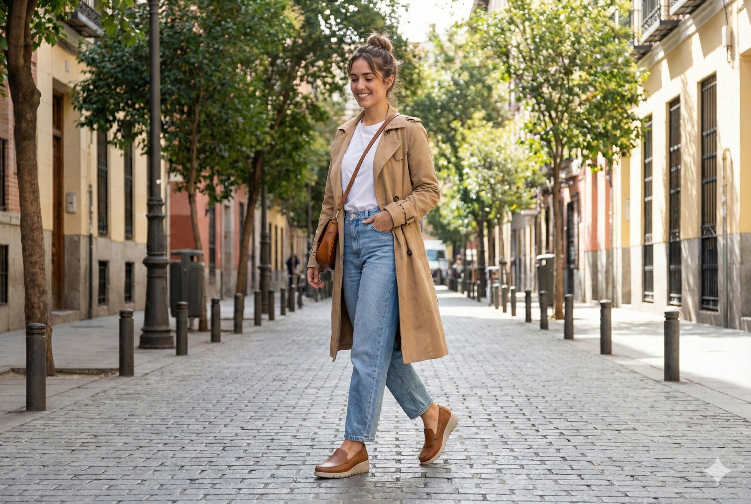 Mocasín cafe para Dama D15