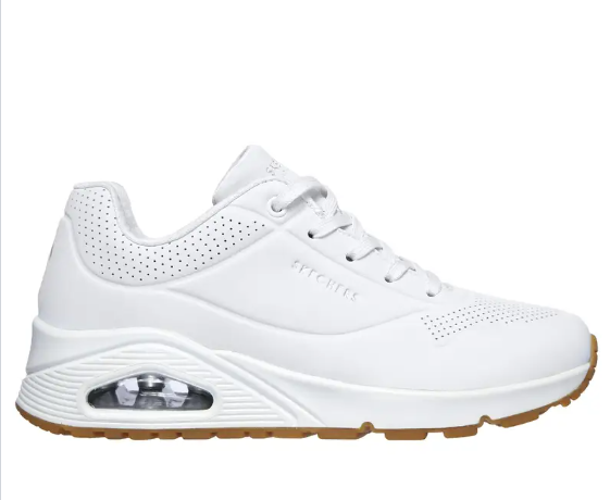 Tenis Skechers Street Uno - Stand on Air Color Blanco Dama 177705