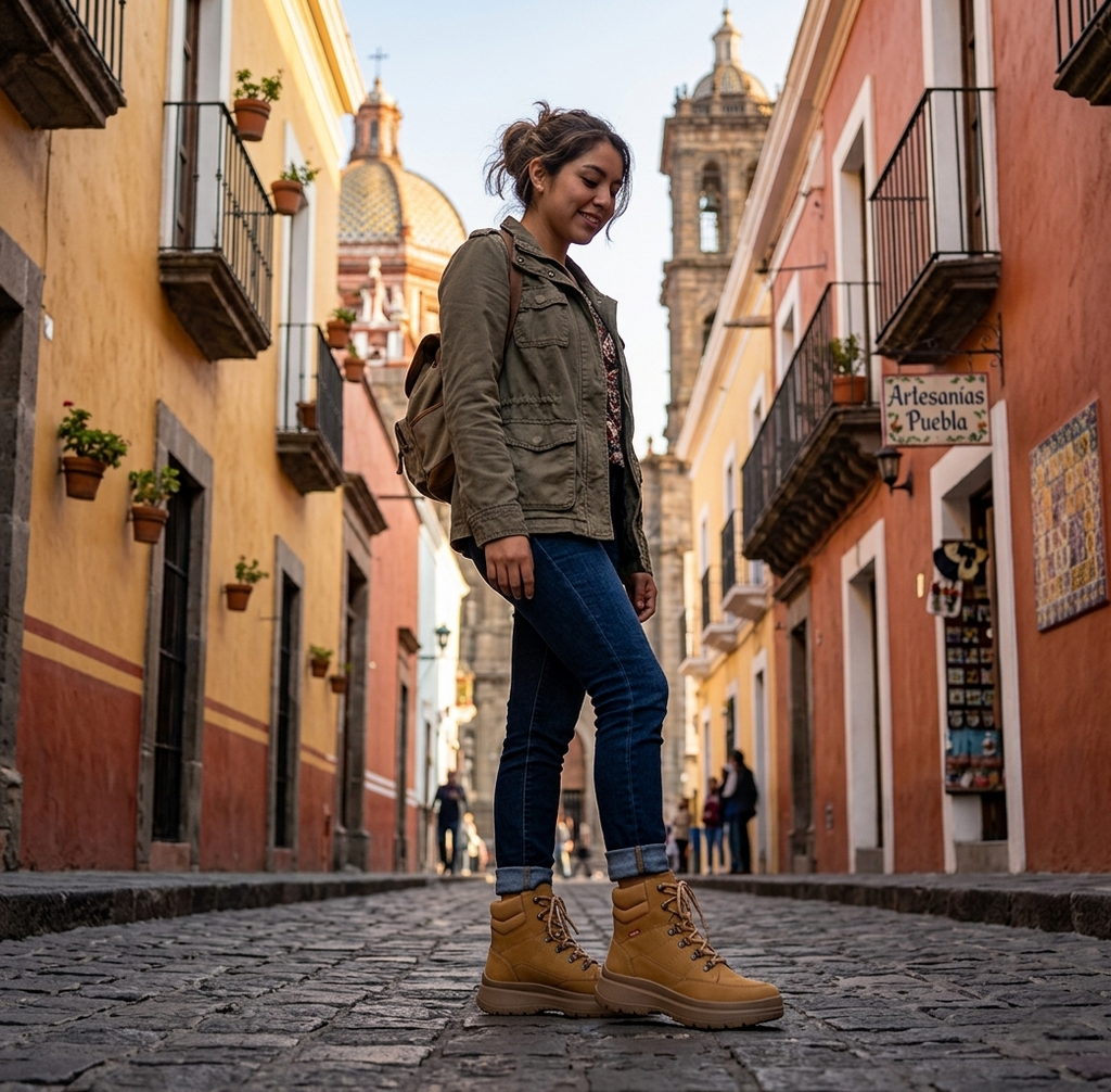 Botas Levis Para Dama Clarisa L1225193 Tan